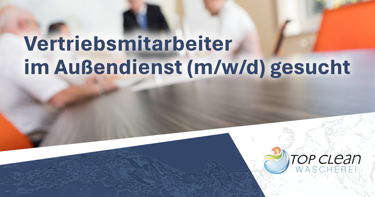 Motivierter und engagierter Vertriebsmitarbeiter im Außendienst (m/w/d) gesucht